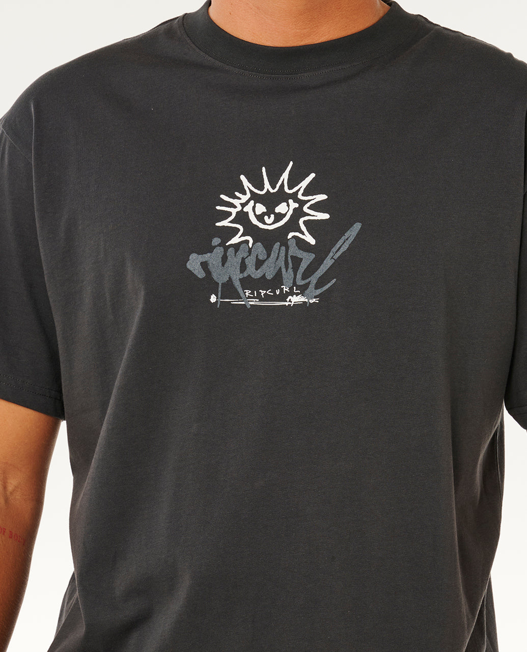INNER VISIONS ROTTN SUN T - washed black