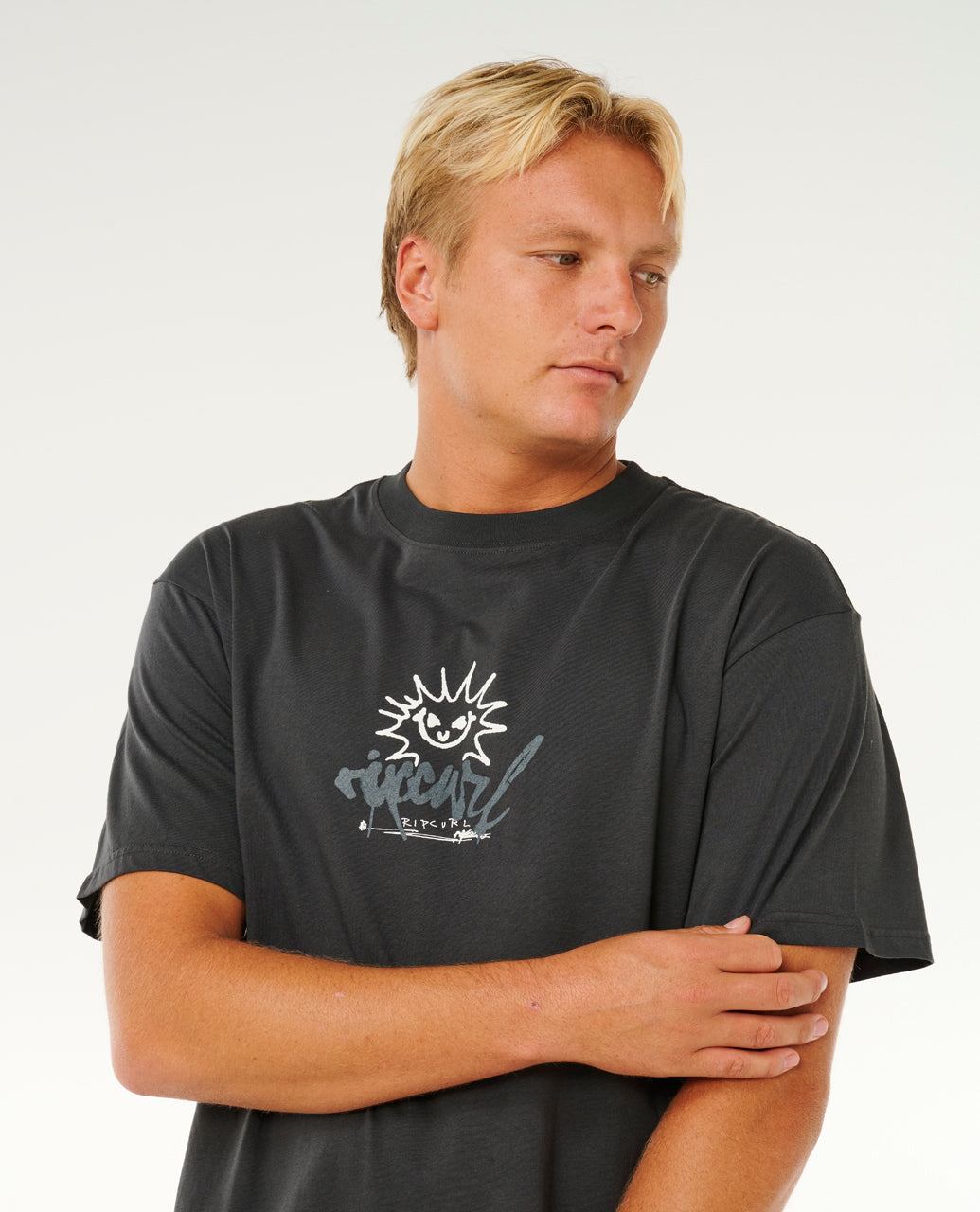 INNER VISIONS ROTTN SUN T - washed black