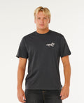 INNER VISIONS HACK TEE - washed black
