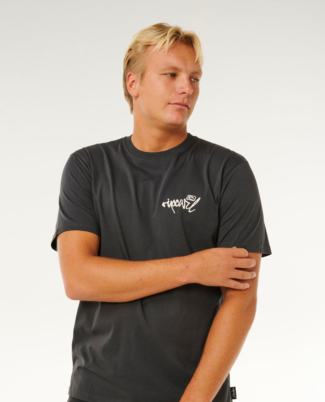 INNER VISIONS HACK TEE - washed black