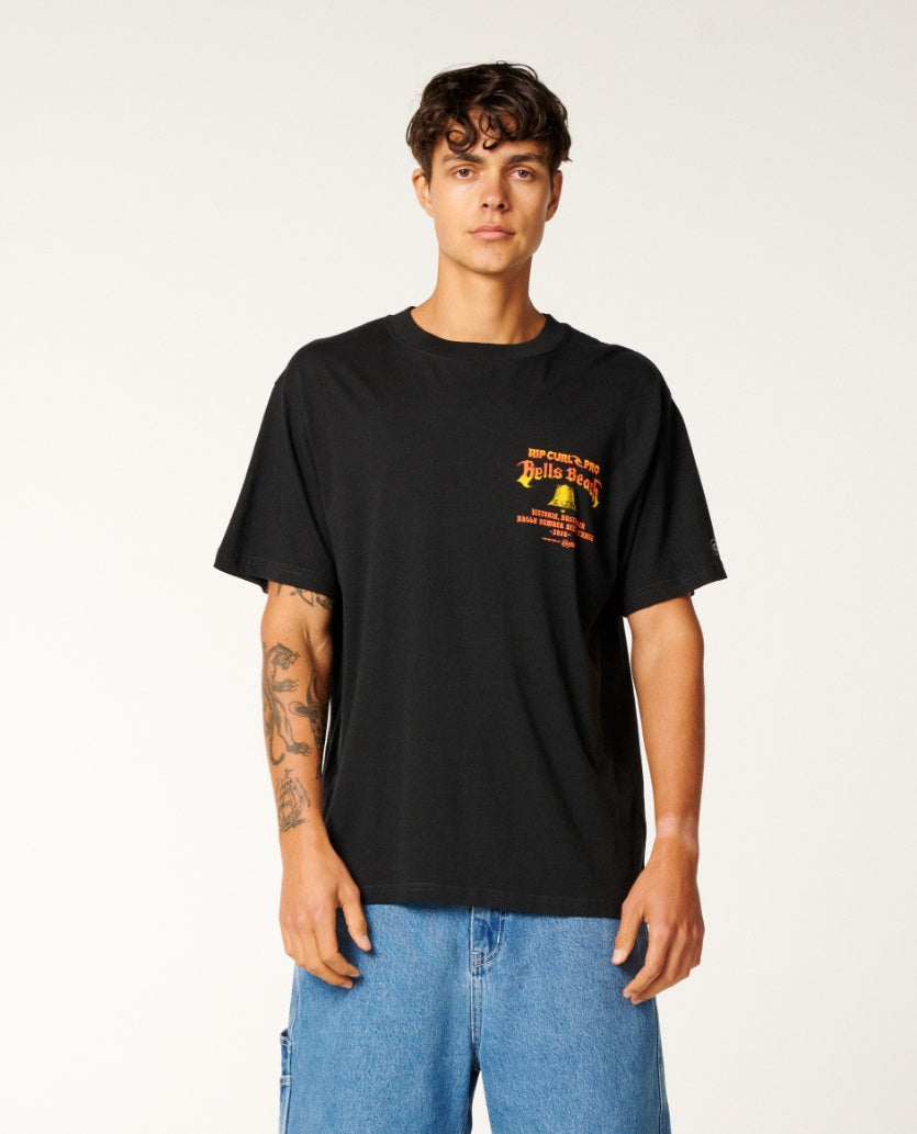 BELLS PRO 26 BELL LOGO TEE - black