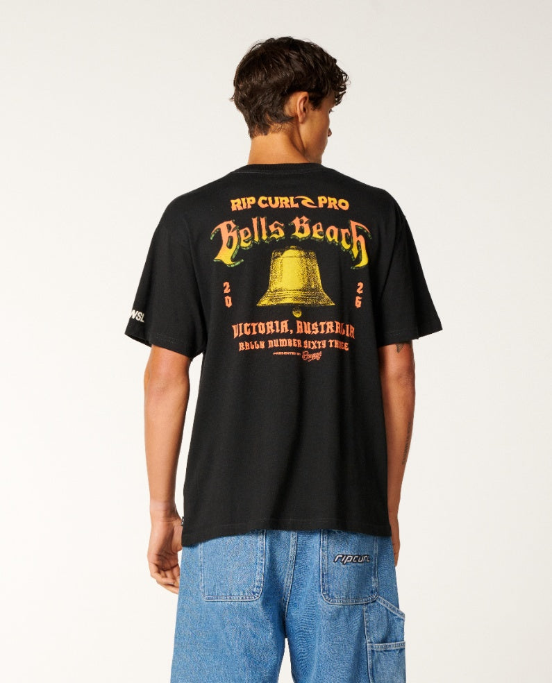 BELLS PRO 26 BELL LOGO TEE - black