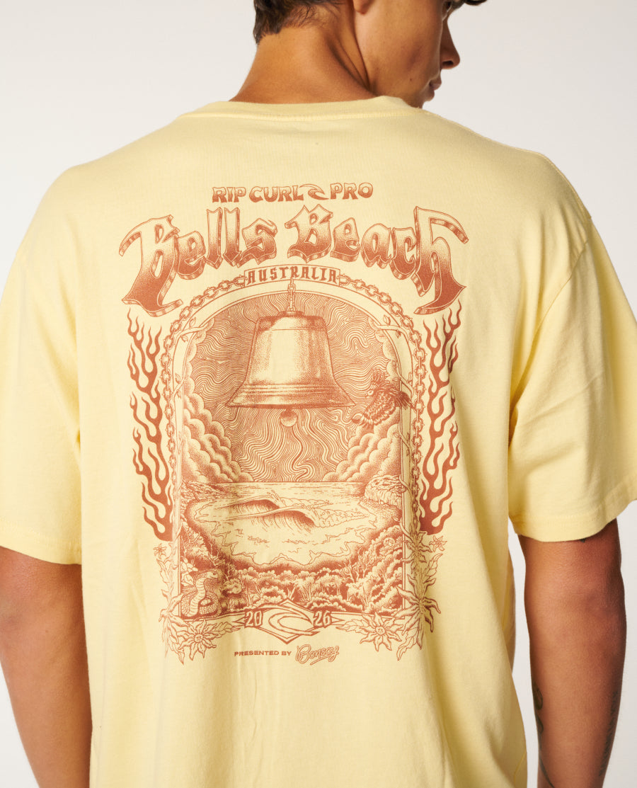 BELLS PRO 26 EVENT TEE - ochre