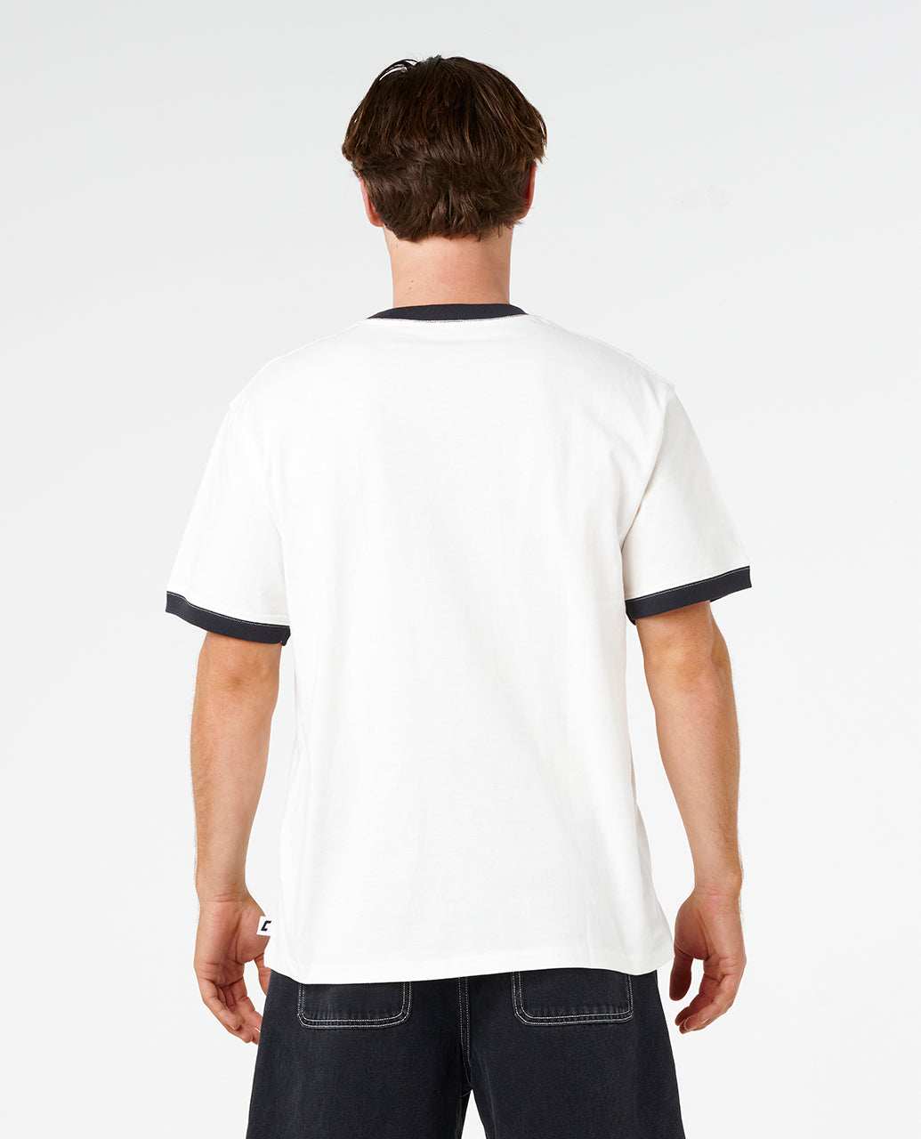 LIQUID TRIPS RINGER TEE - bone
