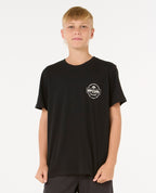 STAPLE TEE -BOY - black