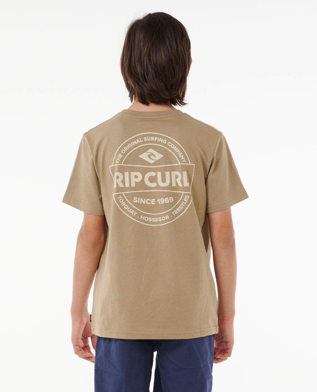 STAPLE TEE -BOY - sand dune