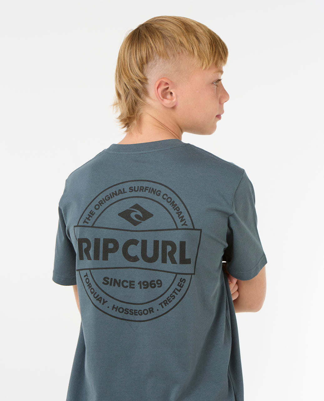 STAPLE TEE -BOY - pine night