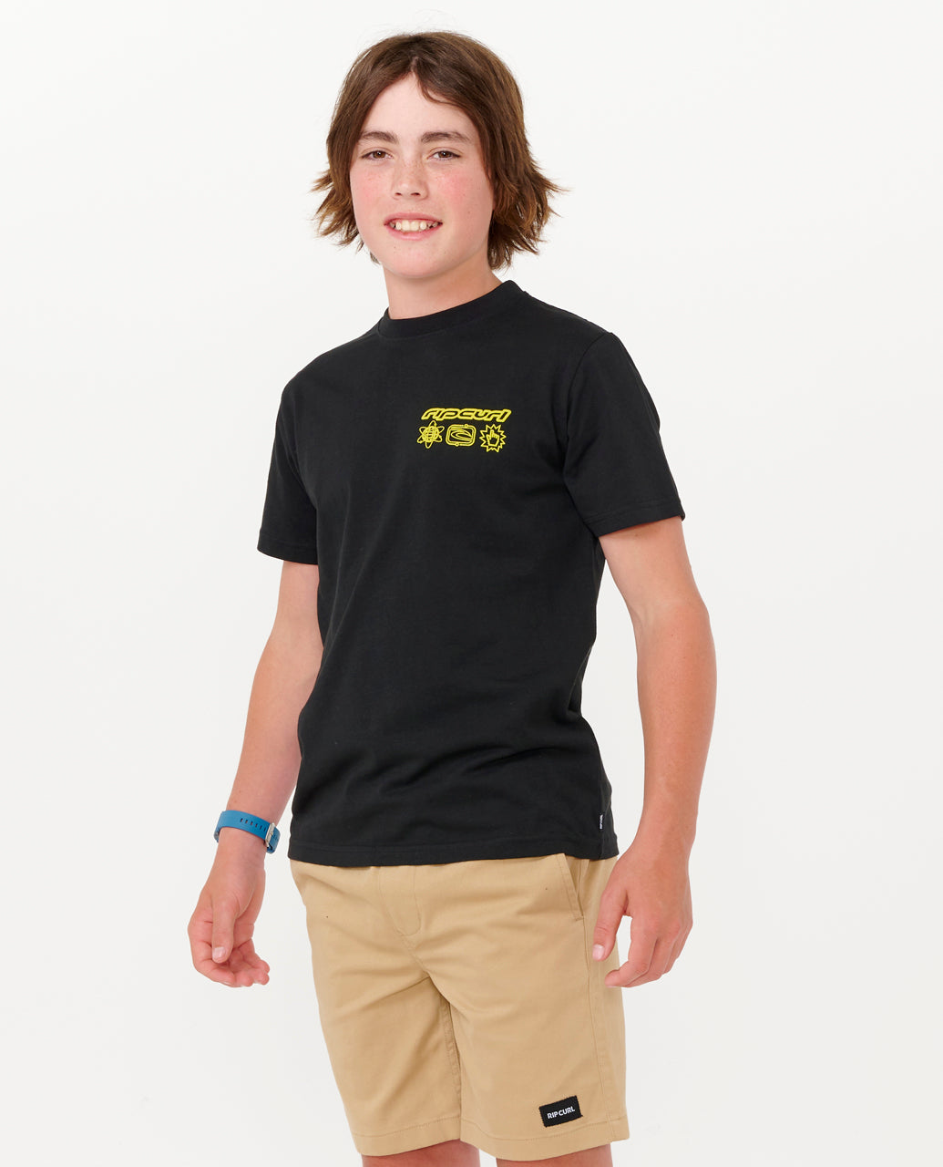 EVOLUTION LOGO TEE - BOYS - black