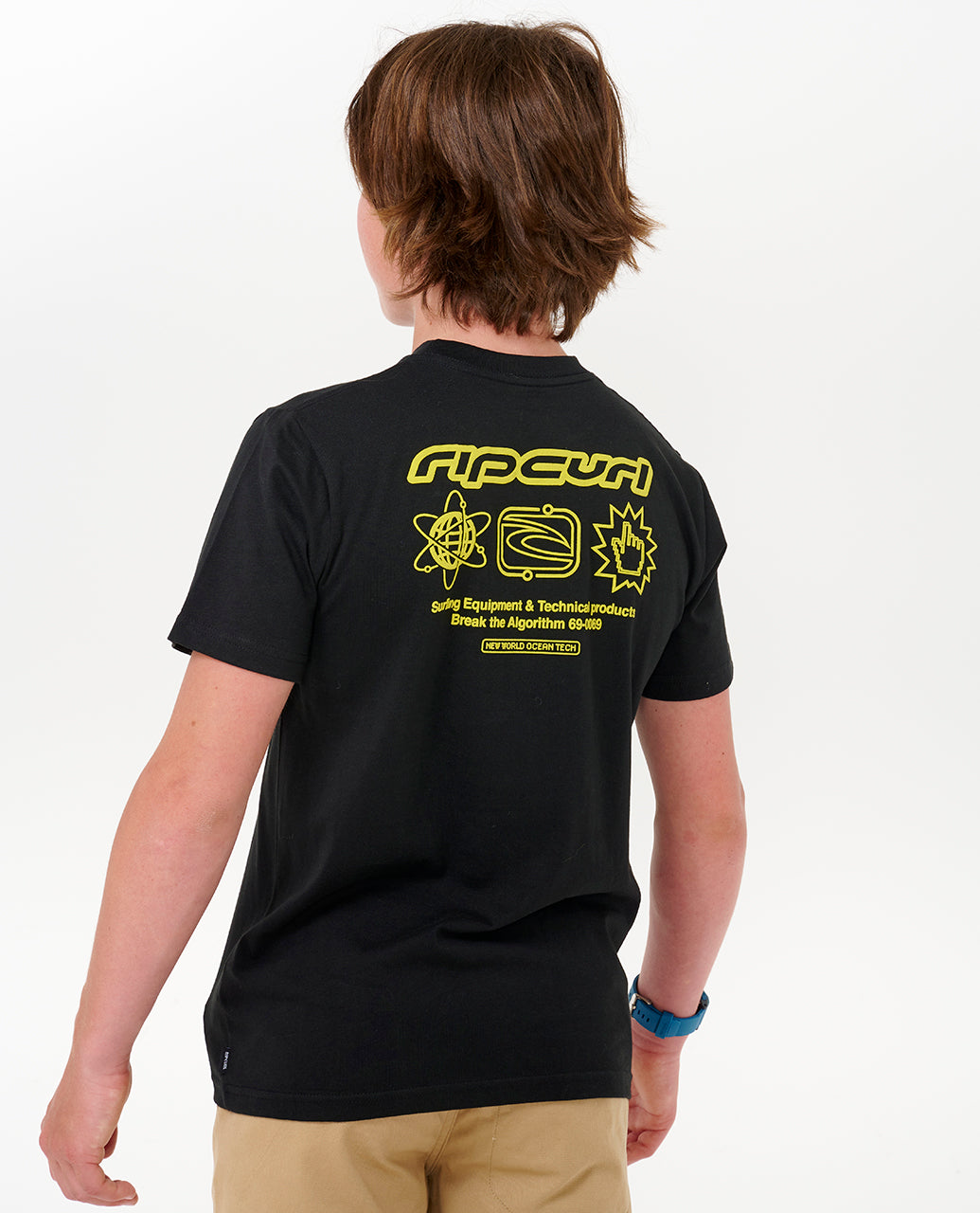 EVOLUTION LOGO TEE - BOYS - black