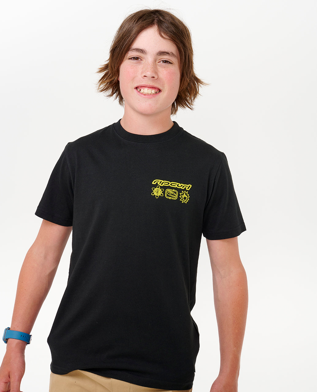 EVOLUTION LOGO TEE - BOYS - black