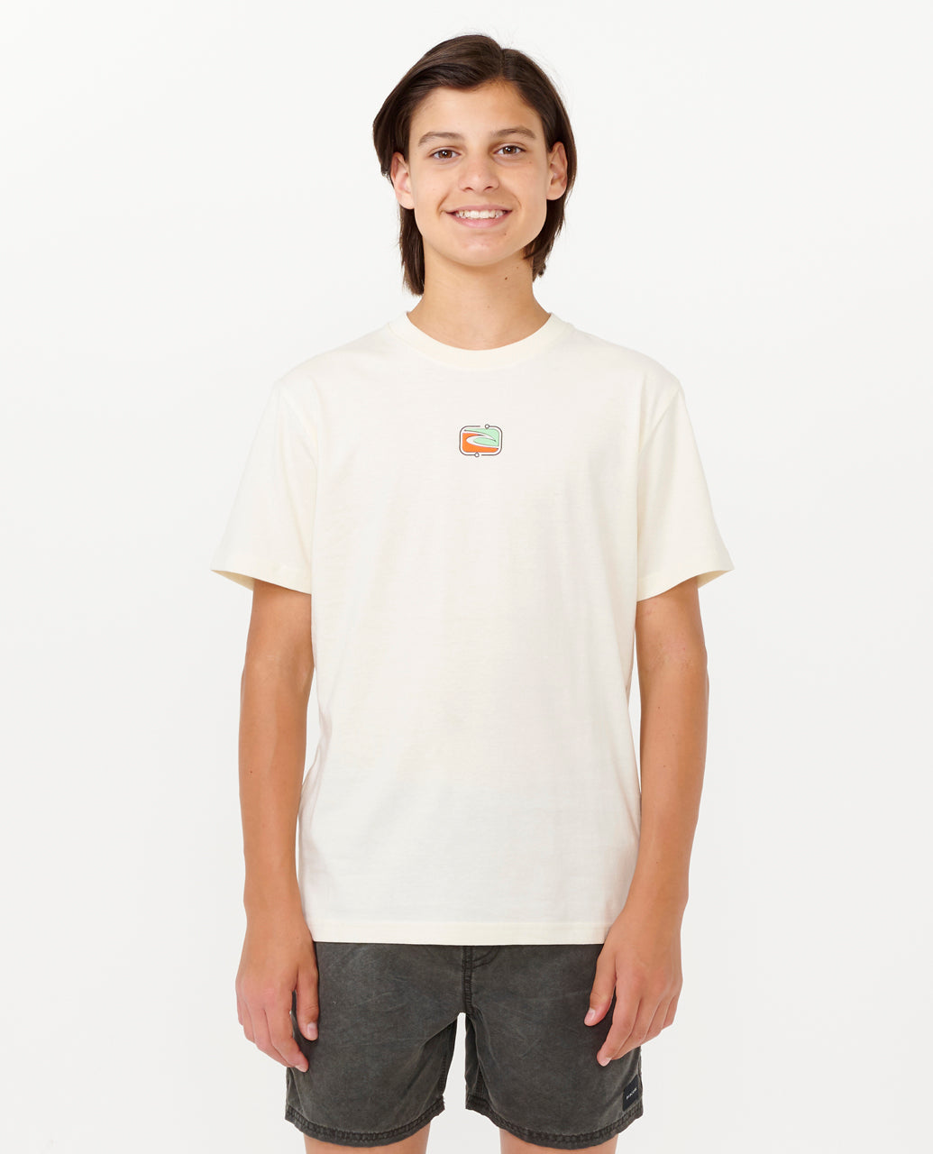 EVOLUTION MOON WAVE TEE - BOY - bone
