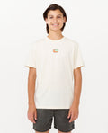 EVOLUTION MOON WAVE TEE - BOY - bone
