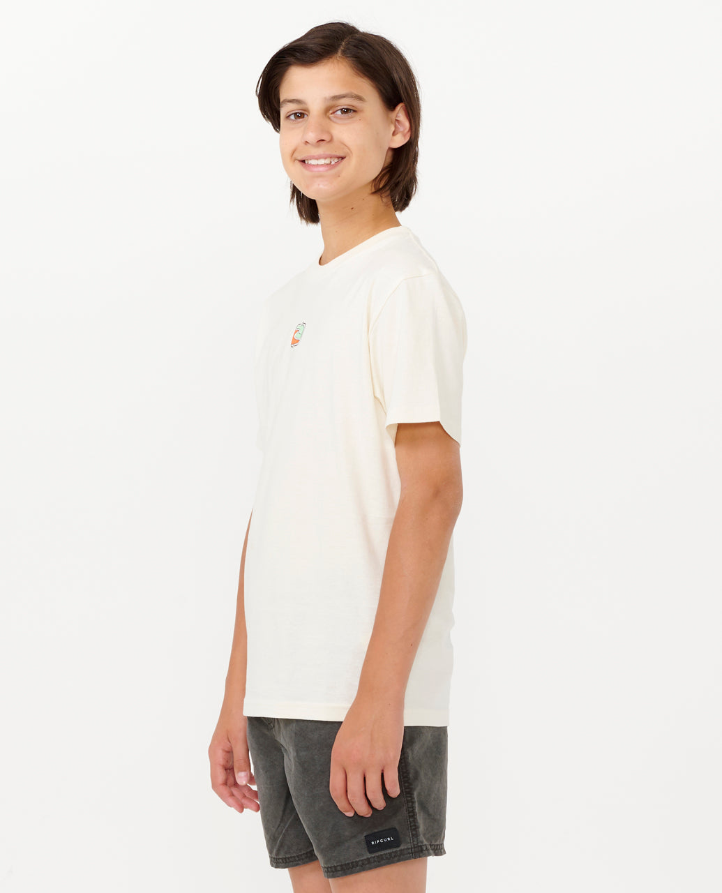 EVOLUTION MOON WAVE TEE - BOY - bone