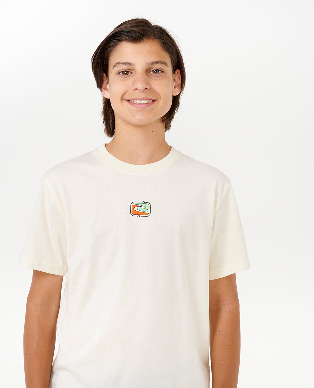EVOLUTION MOON WAVE TEE - BOY - bone