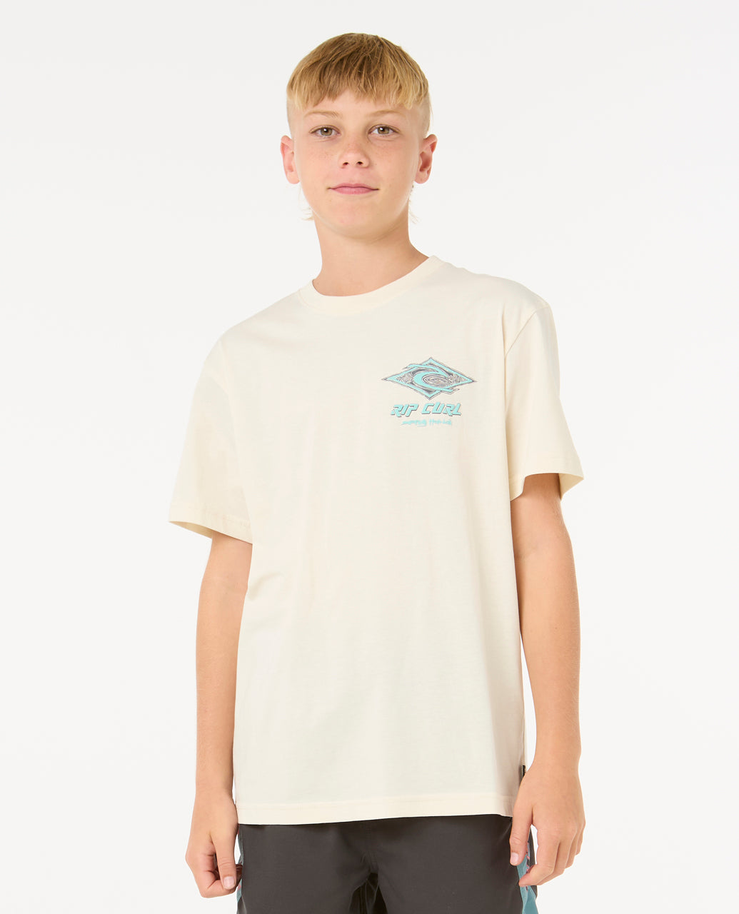 RAW ENERGY DOLPHIN TEE - BOY - bone