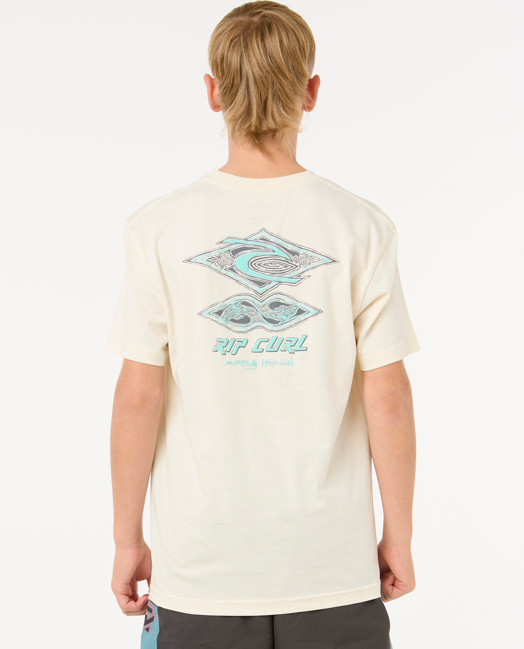 RAW ENERGY DOLPHIN TEE - BOY - bone