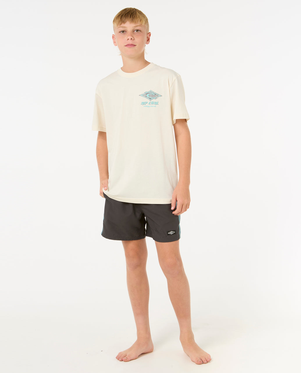 RAW ENERGY DOLPHIN TEE - BOY - bone