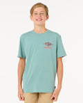 RAW ENERGY DOLPHIN TEE - BOY - blue lagoon