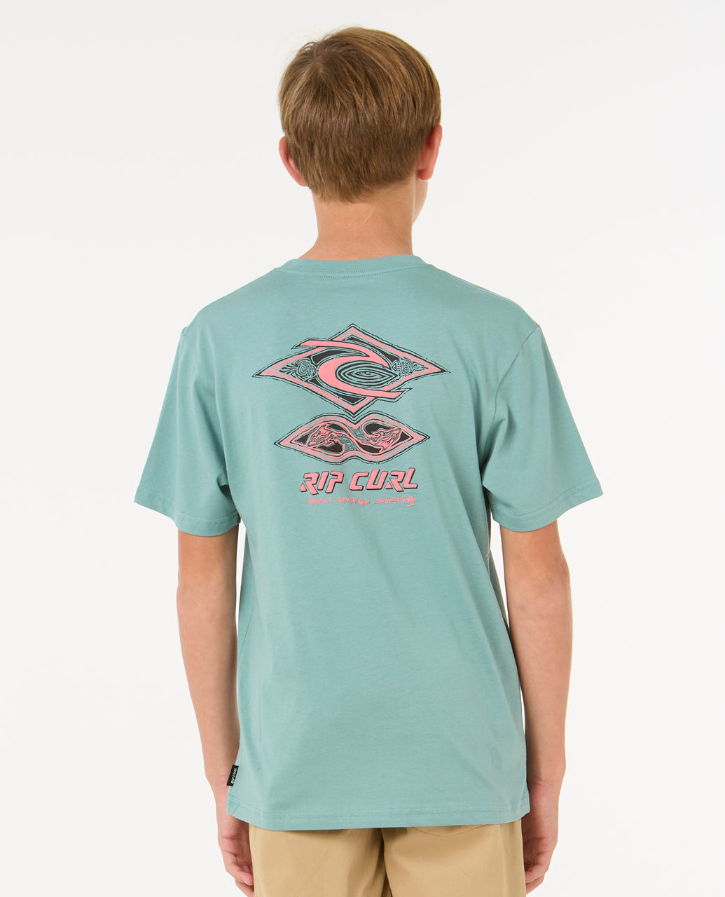 RAW ENERGY DOLPHIN TEE - BOY - blue lagoon