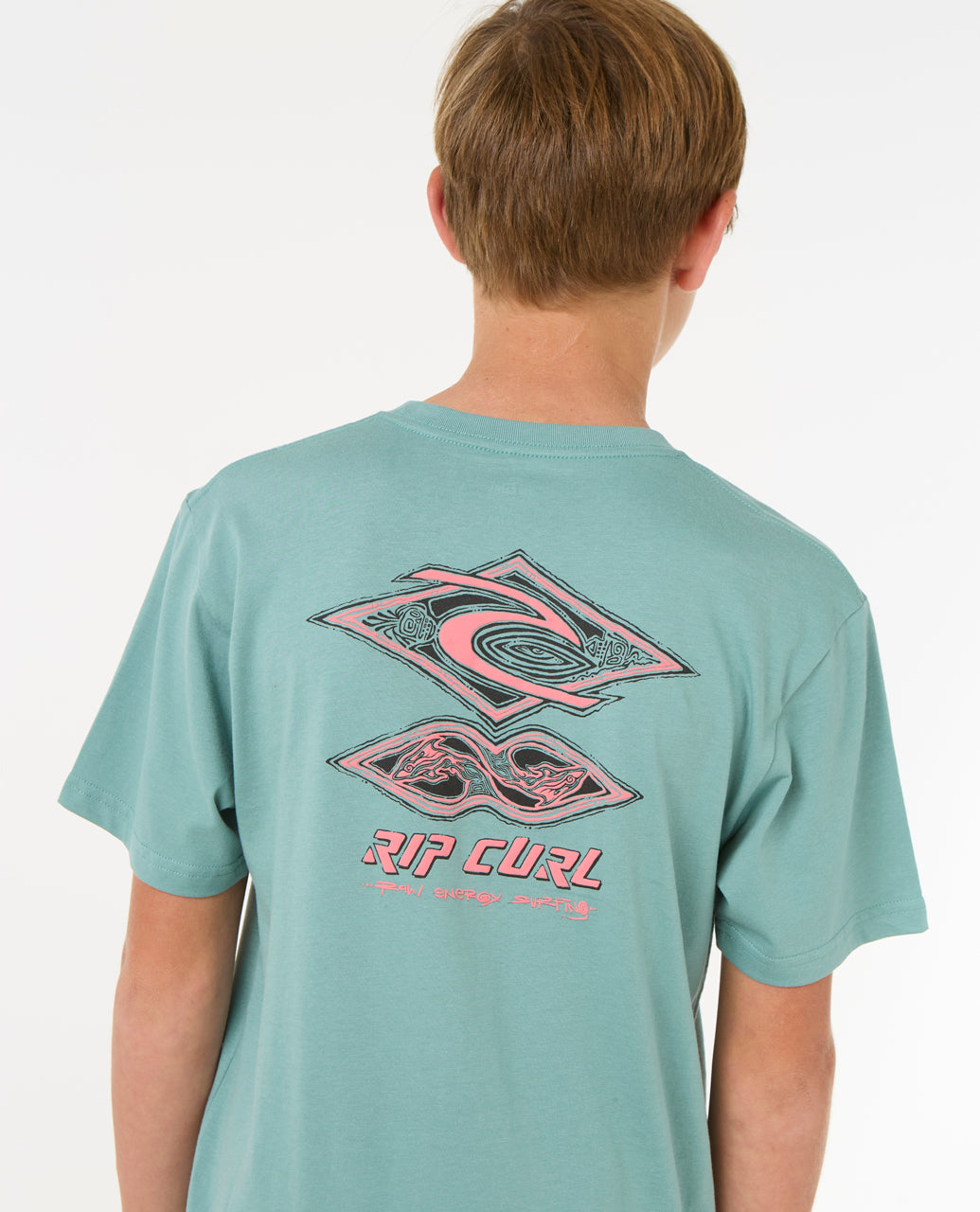 RAW ENERGY DOLPHIN TEE - BOY - blue lagoon
