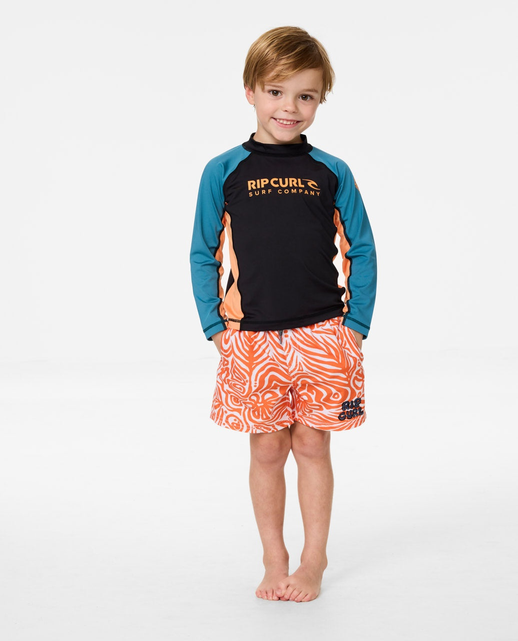 SHOCK UPF L/S BOY - storm blue