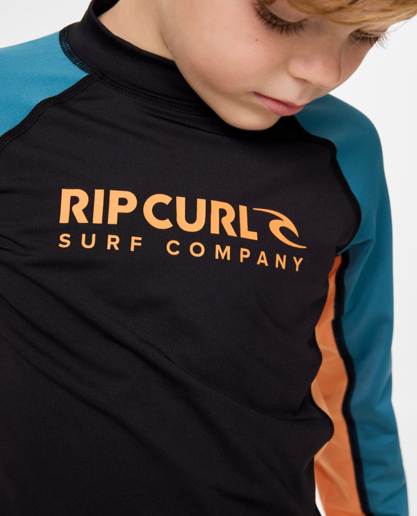 SHOCK UPF L/S BOY - storm blue