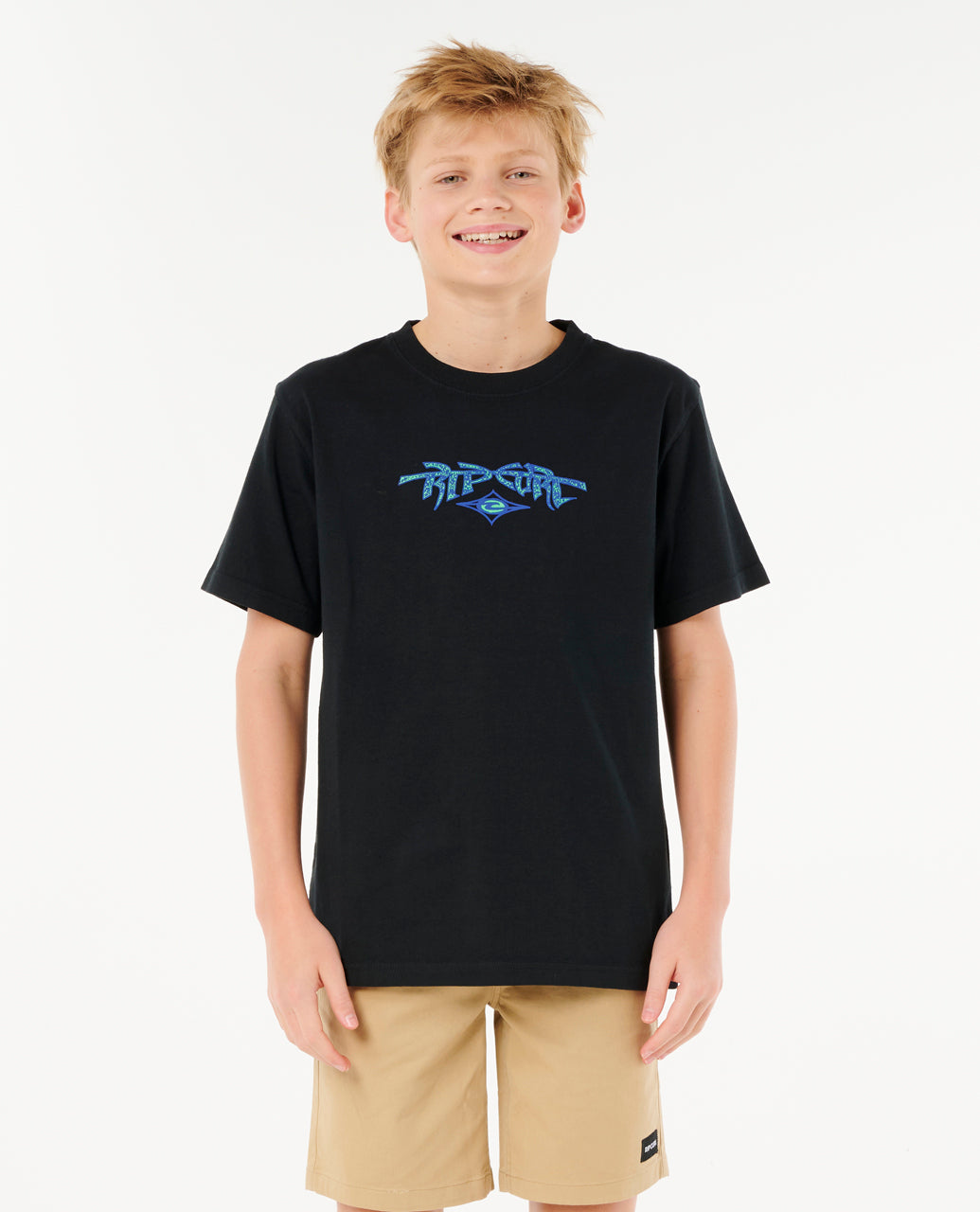 RAW ENERGY GNARLY TEE-BOY - black