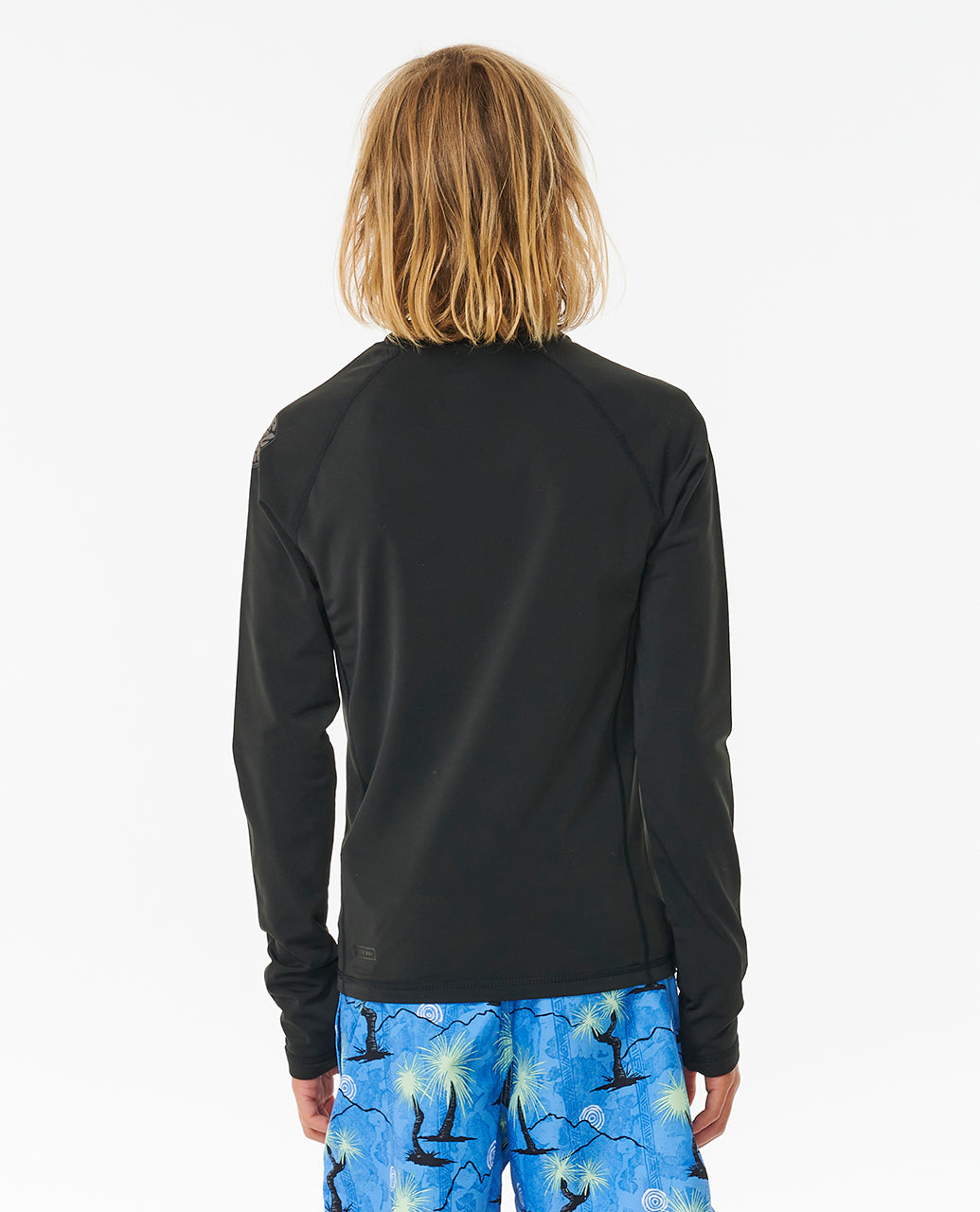 ICONS UV BRUSHED L/S-BOY - black