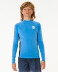 ICONS UV BRUSHED L/S-BOY - blue gum