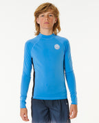 ICONS UV BRUSHED L/S-BOY - blue gum
