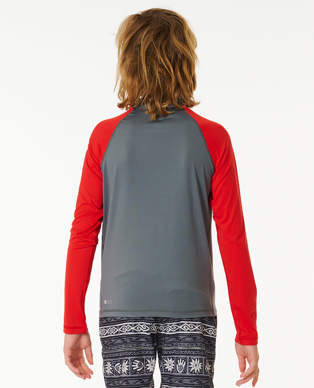 SHOCK UPF L/S-BOY - red