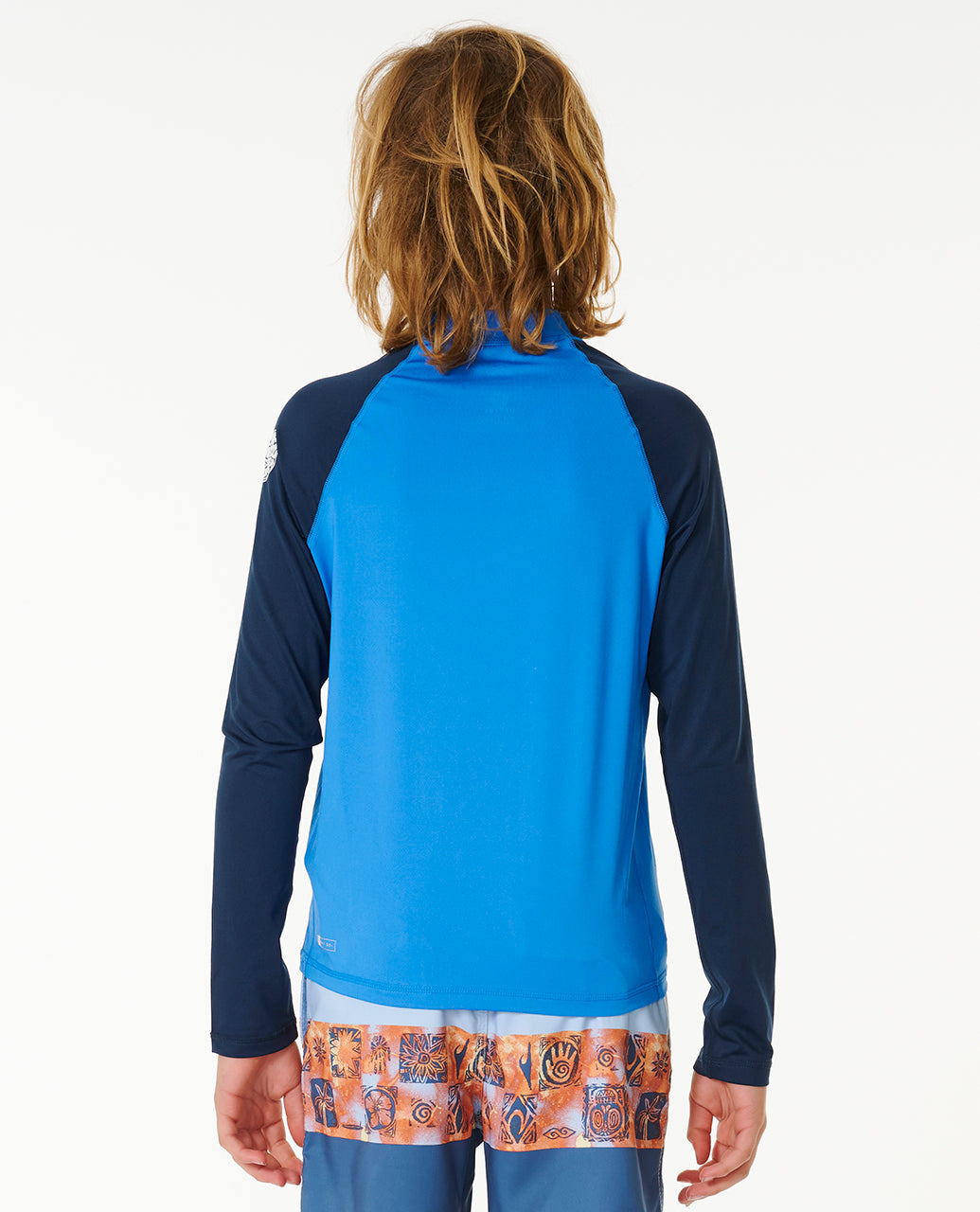 SHOCK UPF L/S-BOY - blue gum