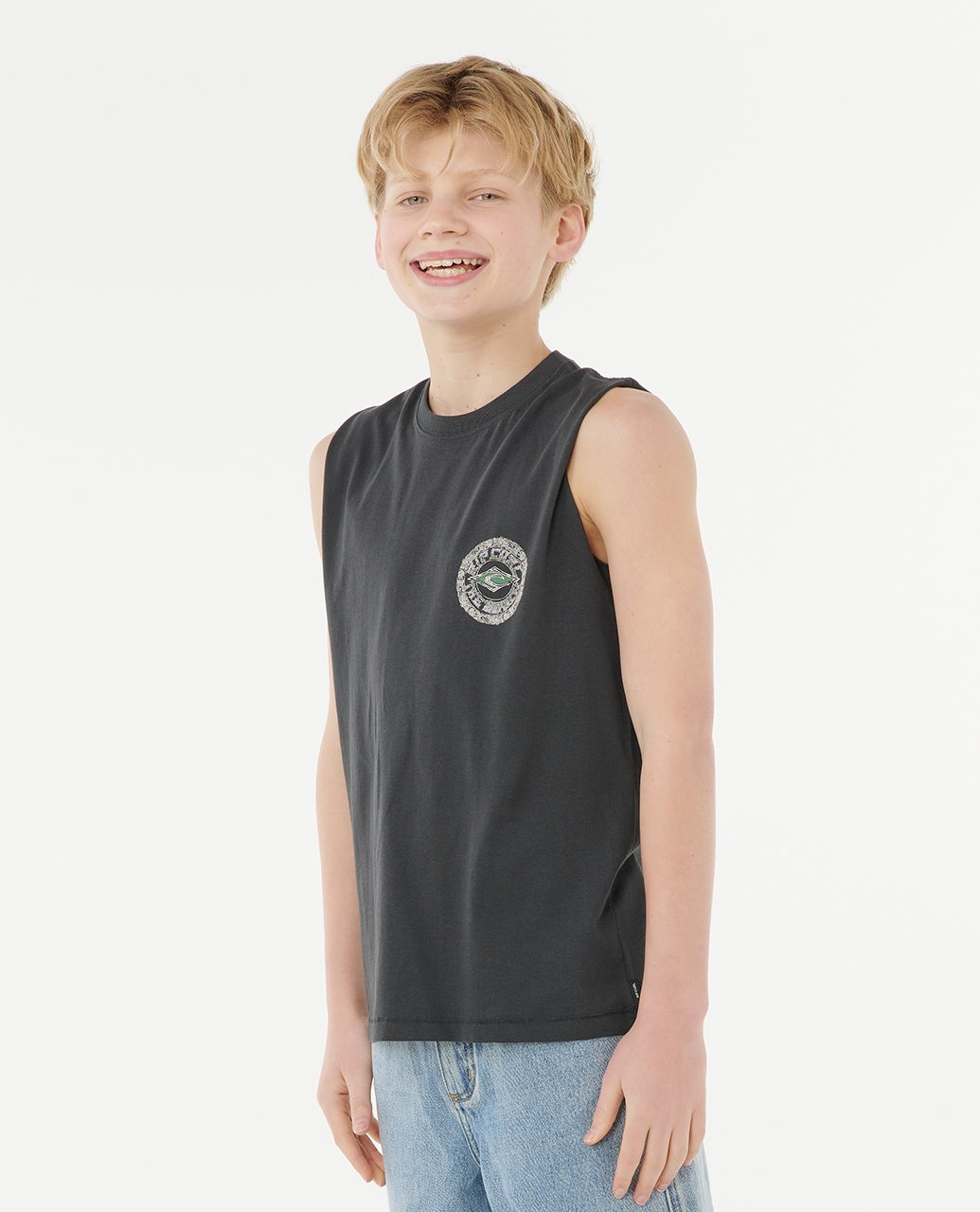 TROPIC DAZE MUSCLE BOY - washed black