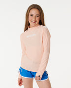 CLASSIC SURF LS RASH VEST G - peach