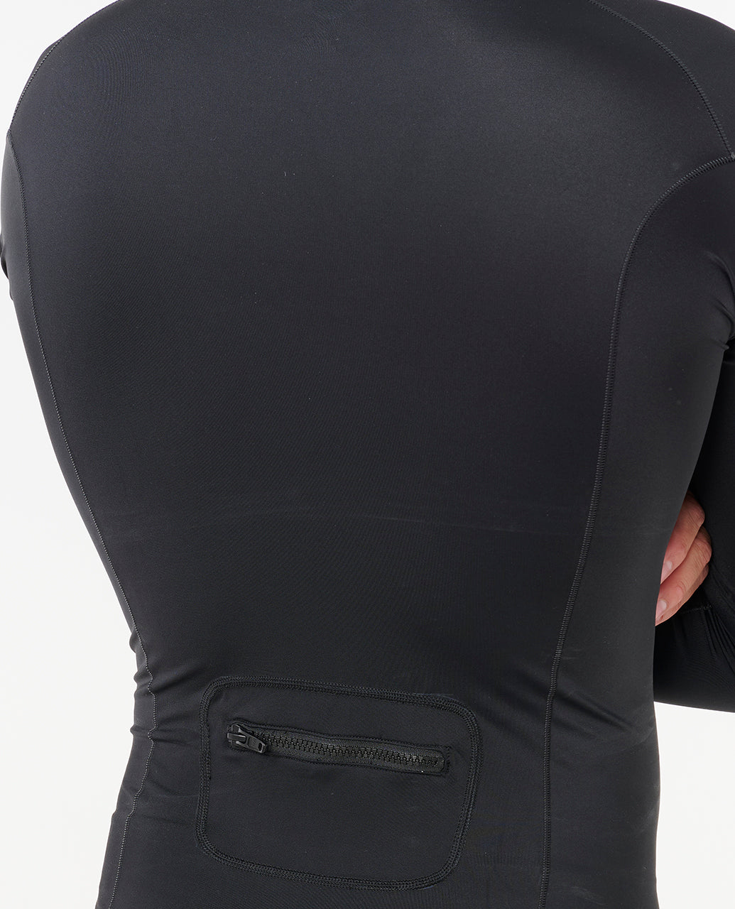 ULTIMATE SEARCH LS HOOD VEST - black