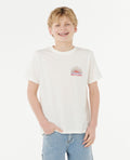 GRATEFUL SHRED TEE BOY - bone