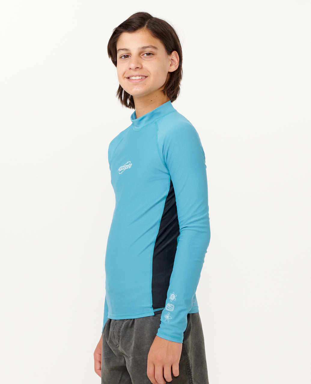 EVOLUTION UPF L/S-BOY - ocean
