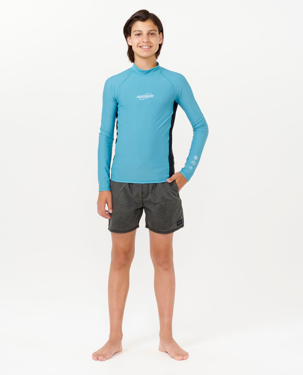 EVOLUTION UPF L/S-BOY - ocean
