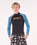 SHOCK UPF L/S BOY - storm blue