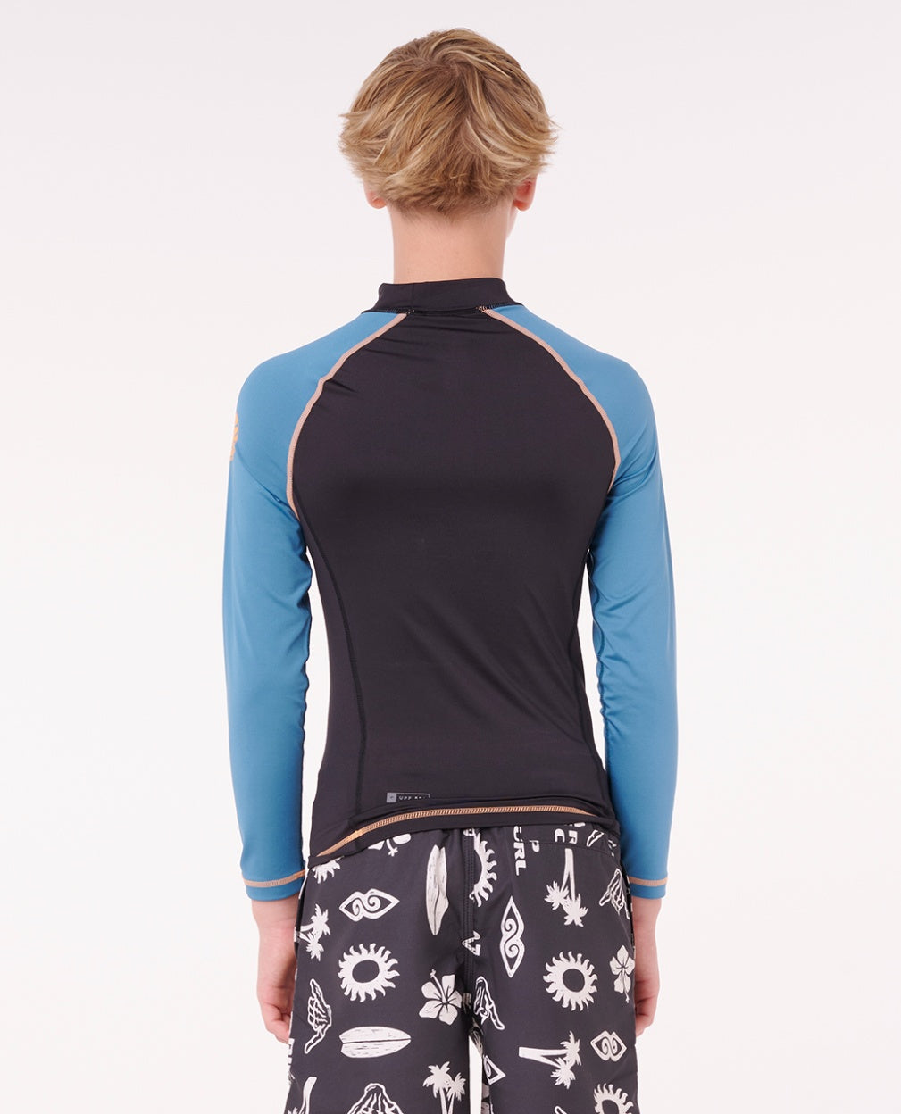 SHOCK UPF L/S BOY - storm blue