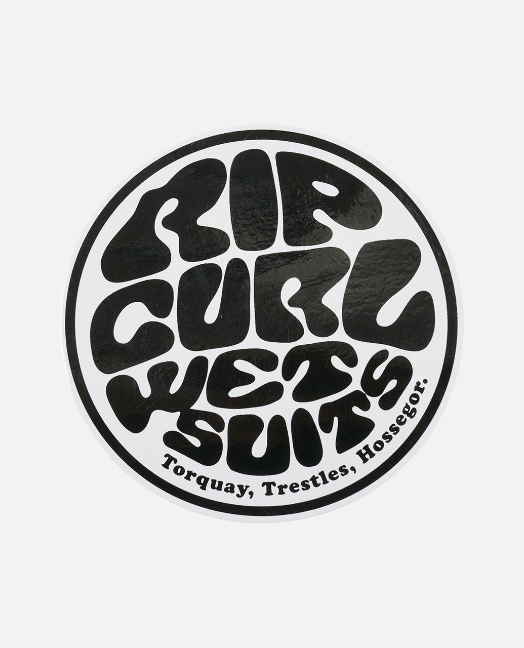 LOGO STICKERS - white