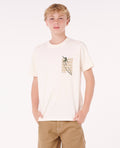EWG PETRO TEE BOYS - bone