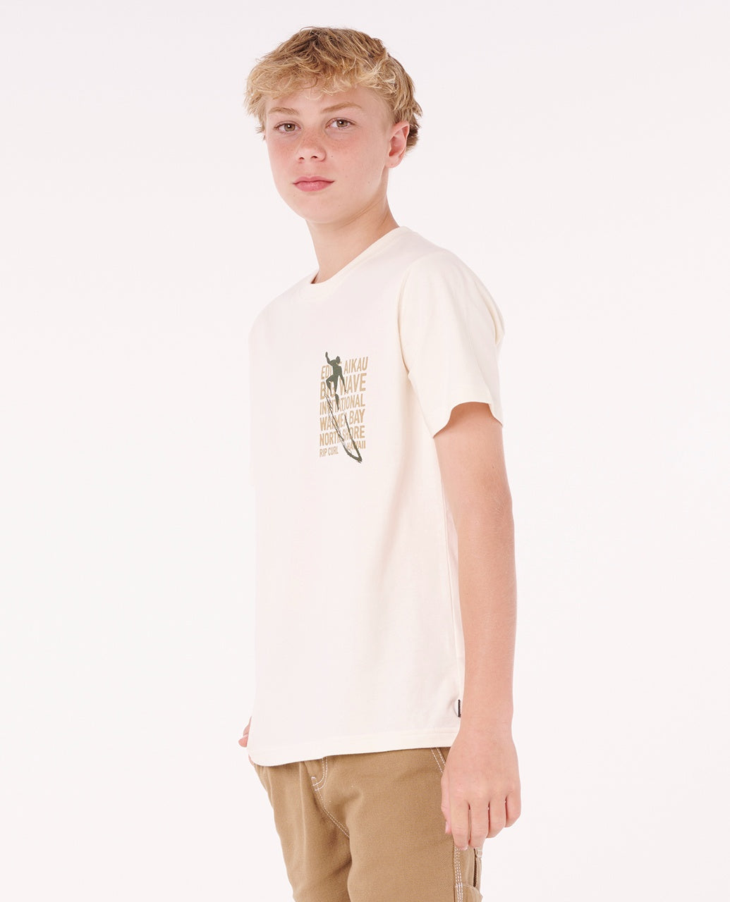 EWG PETRO TEE BOYS - bone