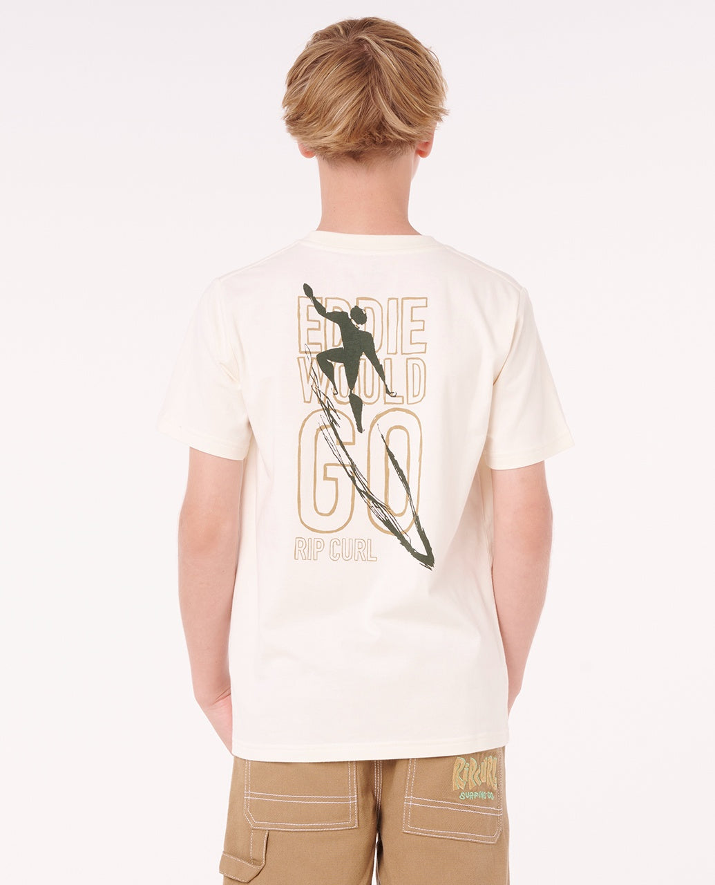 EWG PETRO TEE BOYS - bone