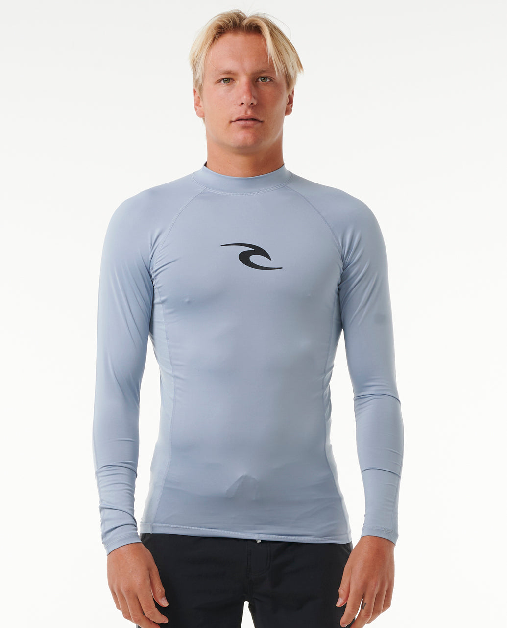 WAVES UPF PERF L/S - sparky blue