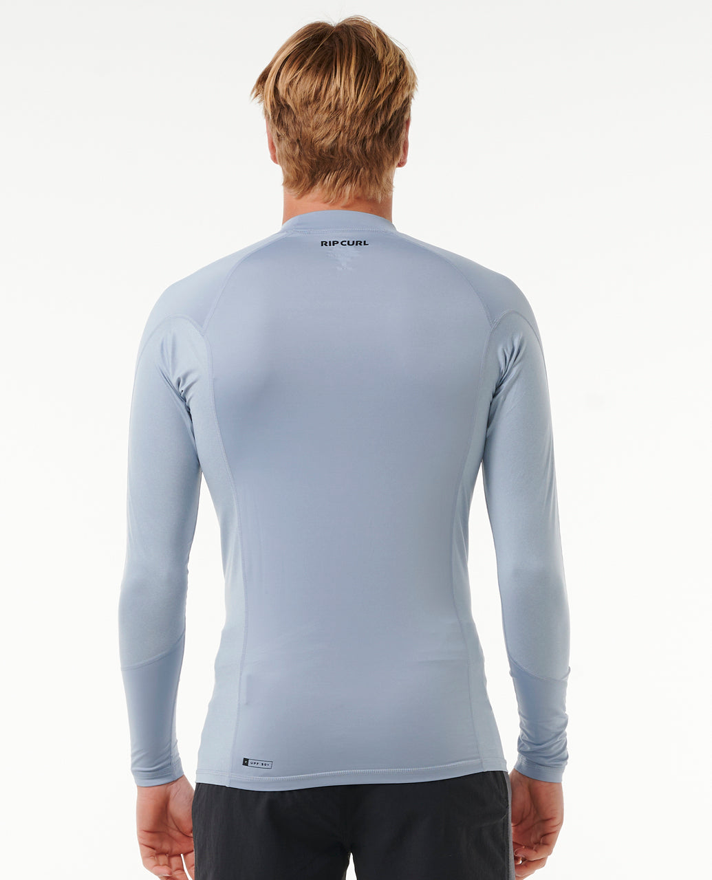 WAVES UPF PERF L/S - sparky blue
