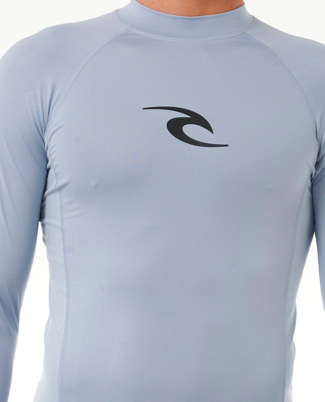 WAVES UPF PERF L/S - sparky blue