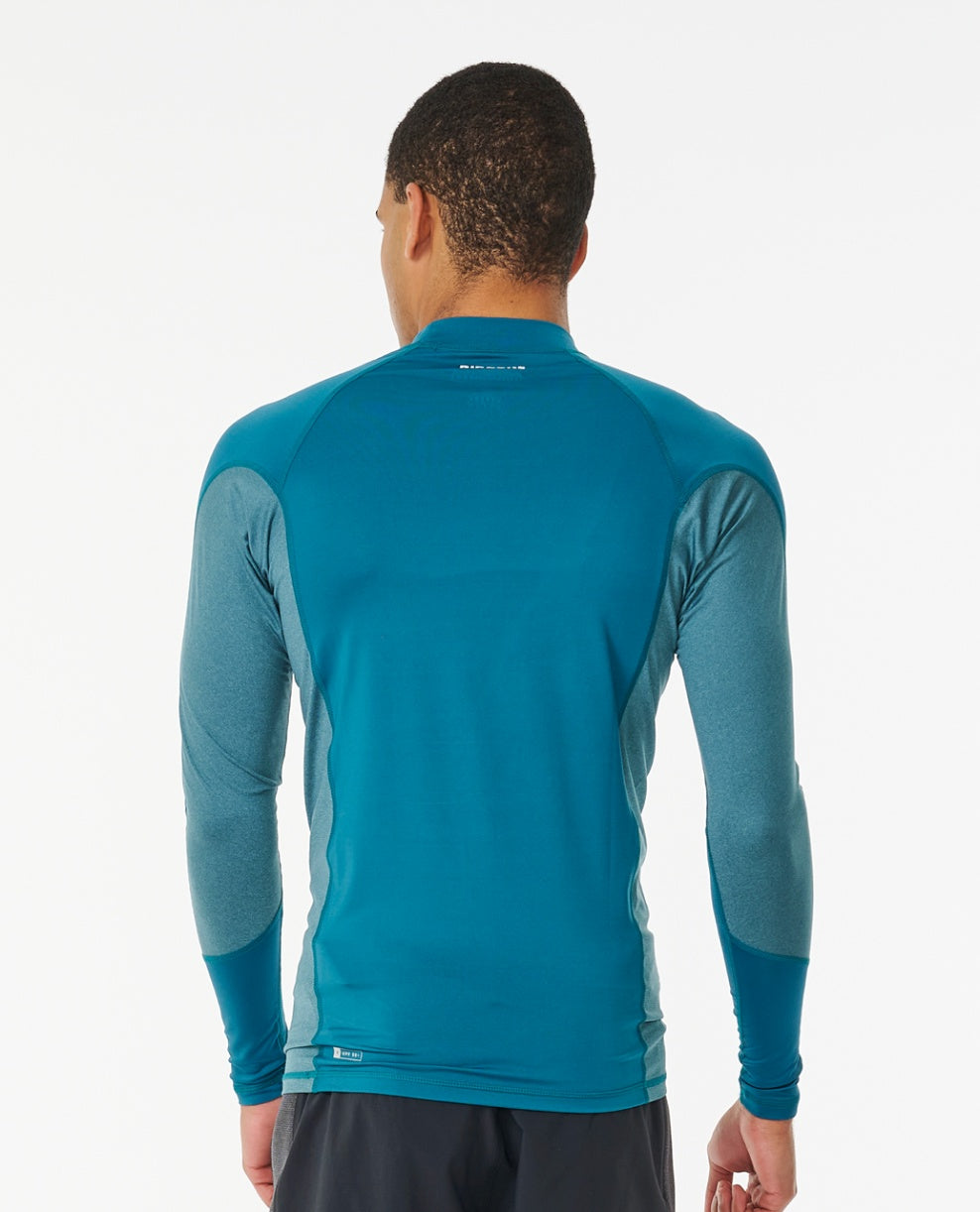 WAVES UPF PERF L/S - deep ocean