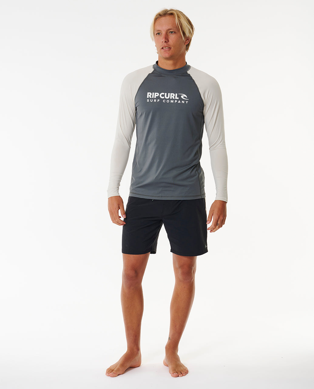 SHOCK UPF L/S - dark grey