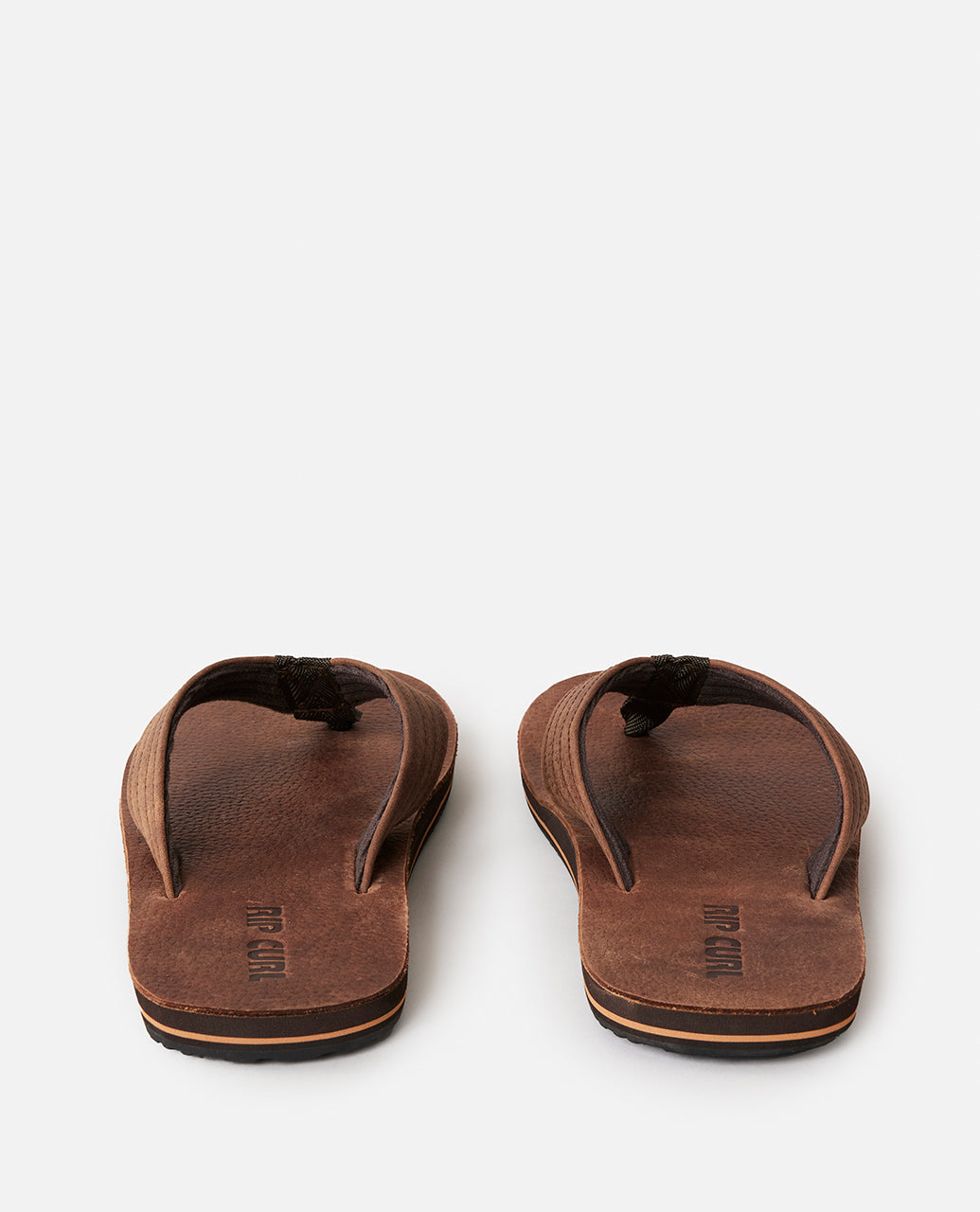 REVIVAL LEATHER OPEN TOE - dark brown
